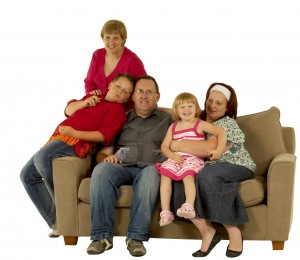 Family on Sofa